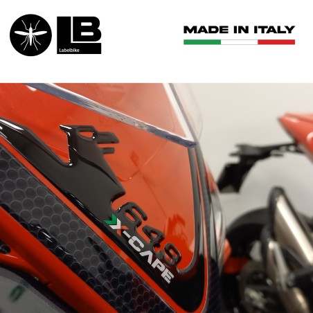 Adesivo 3D Protezione puntale muso frontale compatibile con Moto Morini X-CAPE