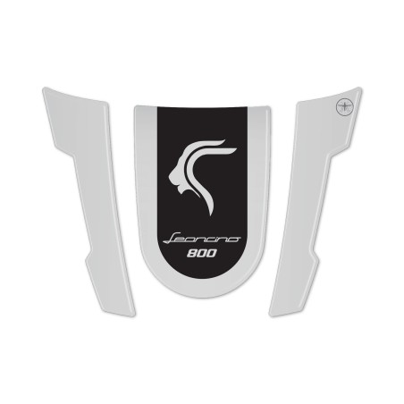 Adesivo 3D Protezione resinata codino moto compatibile con Benelli Leoncino 800