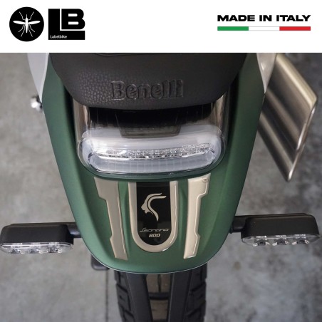 Adesivo 3D Protezione resinata codino moto compatibile con Benelli Leoncino 800