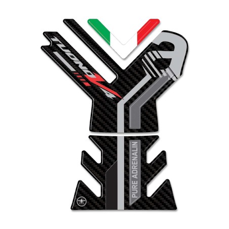 Adesivo 3D Protezione serbatoio compatibile con Aprilia Tuono V4 1100 2021-2023