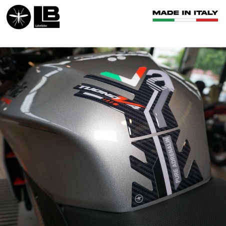 Adesivo 3D Protezione serbatoio compatibile con Aprilia Tuono V4 1100 2021-2023