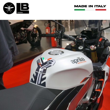 Adesivo 3D Protezione serbatoio compatibile con Aprilia Tuono V4 1100 2021-2023
