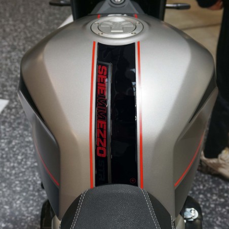 Adesivo 3D Protezione serbatoio compatibile con Moto Morini SEIEMMEZZO STR