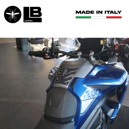 Adesivo 3D Protezione Serbatoio compatibile con moto Triumph Tiger 1200 GT Pro