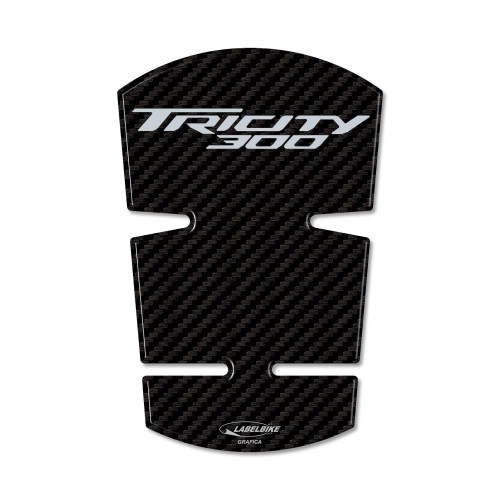 Pegatina 3D de protección de la puerta del depósito compatible con Yamaha Tricity 300 2