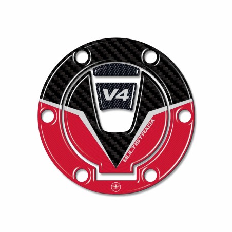 Adesivo 3D Protezione Tappo Keyless compatibile con Ducati Multistrada V4 2021