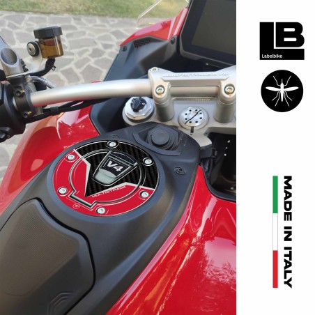 Adesivo 3D Protezione Tappo Keyless compatibile con Ducati Multistrada V4 2021