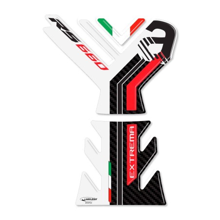 Adesivo 3D Paraserbatoio moto compatibile con Aprilia RS 660 Extrema 2023-2024