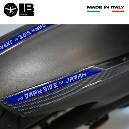 Adesivo 3D Protezione Parafango moto compatibile con Yamaha MT-07 2018 - 2023