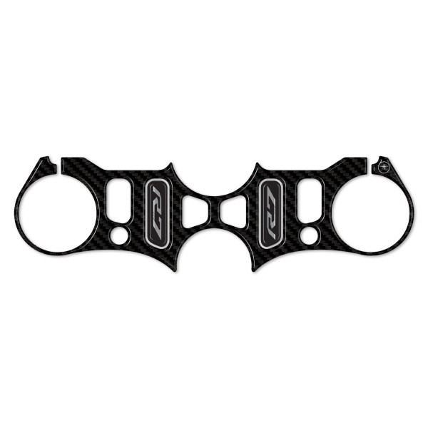 Adesivo 3D Protezione Piastra Forcella Sterzo compatibile con Yamaha R7 2021-24