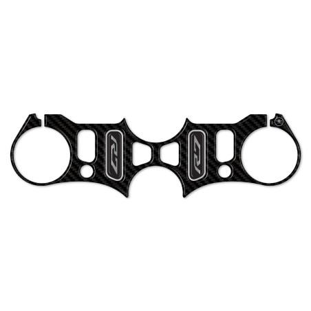 Adesivo 3D Protezione Piastra Forcella Sterzo compatibile con Yamaha R7 2021-22