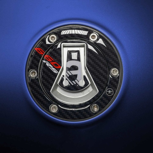Adesivo 3D Protezione tappo serbatoio compatibile con Aprilia RS 660 2020-2023
