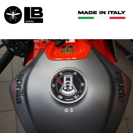 Adesivo 3D Protezione tappo serbatoio compatibile con Aprilia Tuono 660 2021-23
