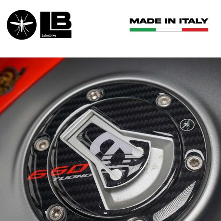 Adesivo 3D Protezione tappo serbatoio compatibile con Aprilia Tuono 660 2021-23