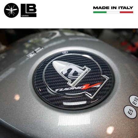 Adesivo 3D Protezione Tappo serbatoio compatibile con Aprilia Tuono V4 2011-24
