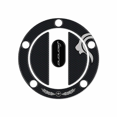 Protection 3D adhésive pour bouchon de réservoir compatible avec Benelli Leoncino 500 2