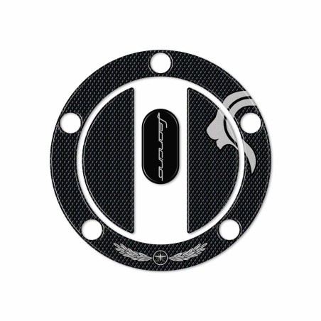 Adesivo 3D Protezione tappo serbatoio compatibile con Benelli Leoncino 500