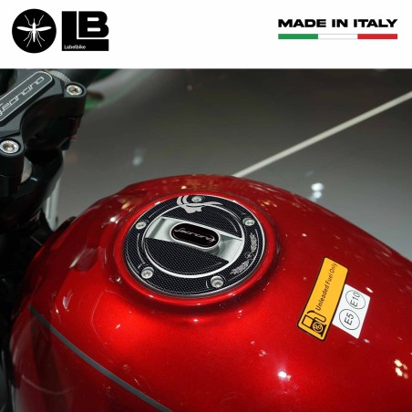 Adesivo 3D Protezione tappo serbatoio compatibile con Benelli Leoncino 500