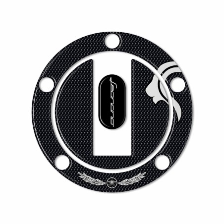 Adesivo 3D Protezione tappo serbatoio compatibile con Benelli Leoncino 800