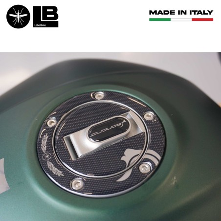 Adesivo 3D Protezione tappo serbatoio compatibile con Benelli Leoncino 800