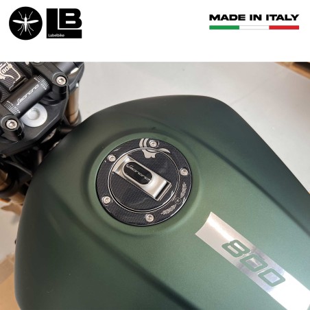 Adesivo 3D Protezione tappo serbatoio compatibile con Benelli Leoncino 800