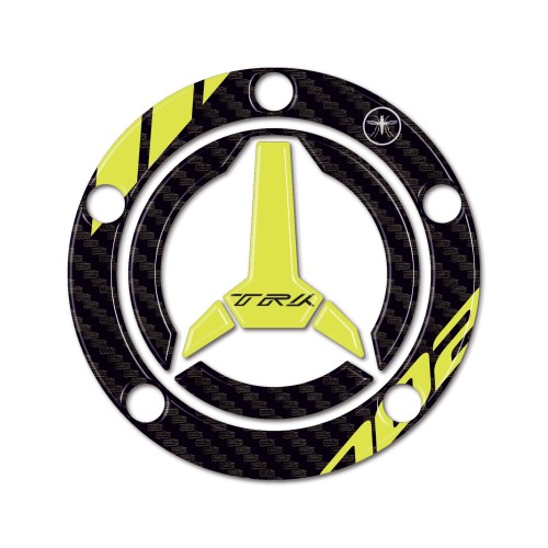 Protección adhesiva 3D del tapón del depósito compatible con Benelli TRK 702 y 702X 2