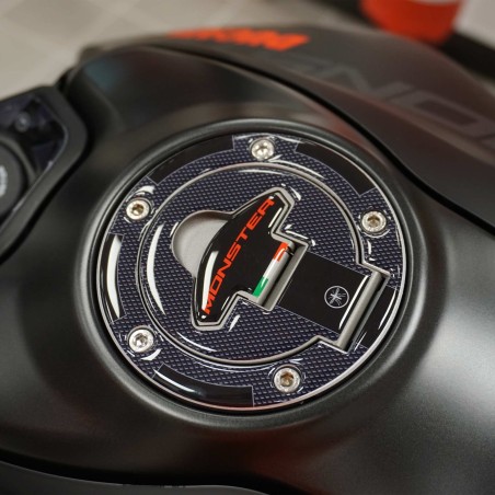 Adesivo 3D Protezione Tappo Serbatoio compatibile con Ducati Monster 937 2021