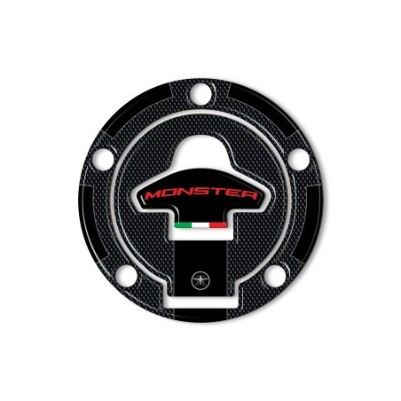 Adesivo 3D Protezione Tappo Serbatoio compatibile con Ducati Monster 937 2021