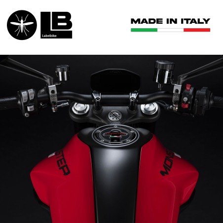 Adesivo 3D Protezione Tappo Serbatoio compatibile con Ducati Monster 937 2021