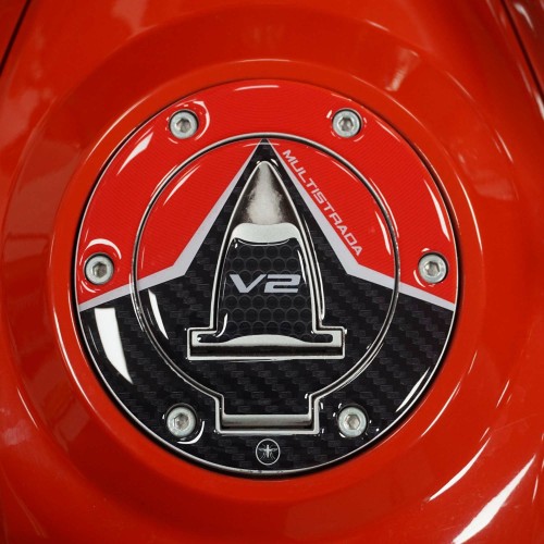 Adesivo 3D Protezione Tappo Serbatoio compatibile con Ducati Multistrada V2 2022
