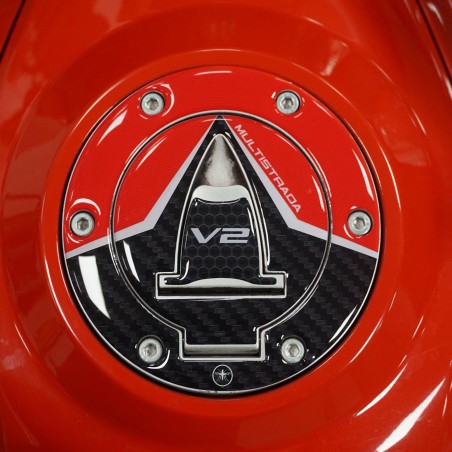 Adhesivo Protector Tapa Depósito 3D compatible con Ducati Multistrada V2 2022