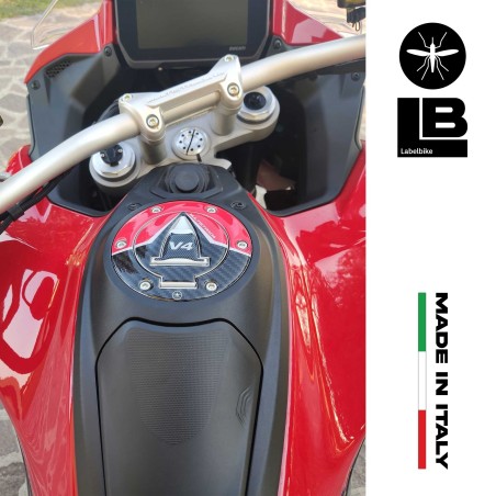 Adesivo 3D Protezione Tappo Serbatoio compatibile con Ducati Multistrada V4 2021