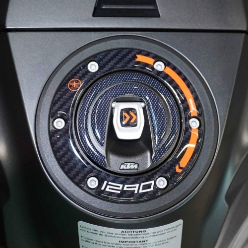 Adesivo 3D Protezione Tappo Serbatoio compatibile con KTM 1290 Super Adv 2021-22