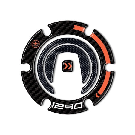 Adesivo 3D Protezione Tappo Serbatoio compatibile con KTM 1290 Super Adv 2021-22