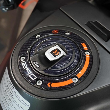 Adesivo 3D Protezione Tappo Serbatoio compatibile con KTM 1290 Super Adv 2021-22