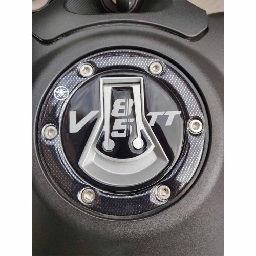 Adesivo 3D Protezione Tappo Serbatoio compatibile con Moto Guzzi V85TT 2019-2023