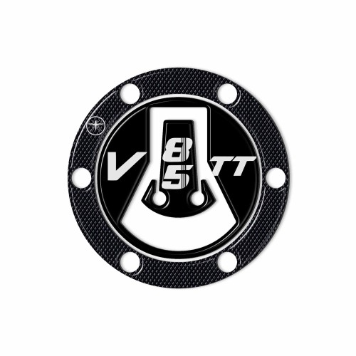 3D Tankdeckelschutz Aufkleber kompatibel mit Moto Guzzi V85TT 2019-2025 2
