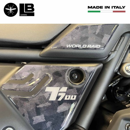 Adesivi Protezioni Laterali moto compatibili con Yamaha Tenere 700 World Raid