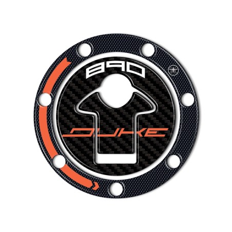 Adesivo 3D Protezione Tappo Serbatoio compatibile con moto KTM 890 Duke 2021
