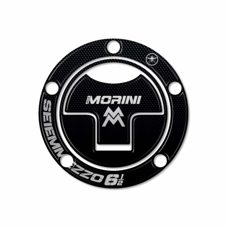Adesivo 3D protezione tappo serbatoio compatibile con Moto Morini SEIEMMEZZO SCR