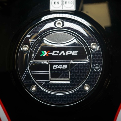 Adesivo 3D Protezione tappo serbatoio compatibile con Moto Morini X-CAPE 2022