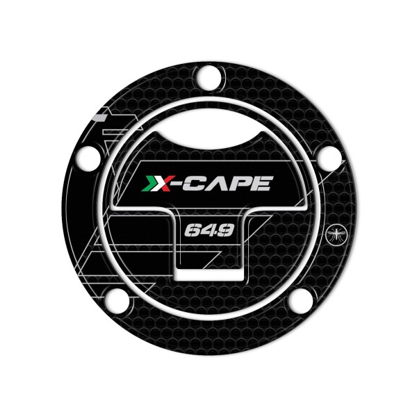 Adesivo 3D Protezione tappo serbatoio compatibile con Moto Morini X-CAPE 2022