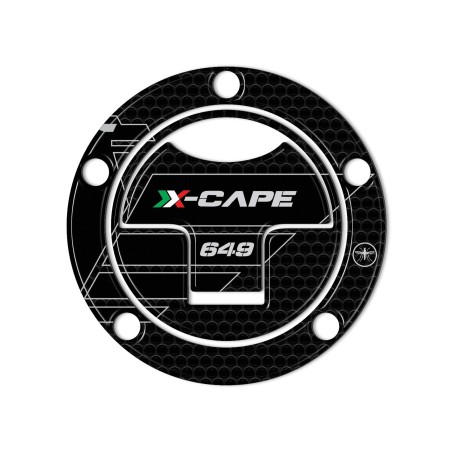 Adesivo 3D Protezione tappo serbatoio compatibile con Moto Morini X-CAPE 2022