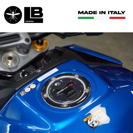 Adesivo 3D Protezione Tappo Serbatoio compatibile con Suzuki GSX-S 1000 2021-23