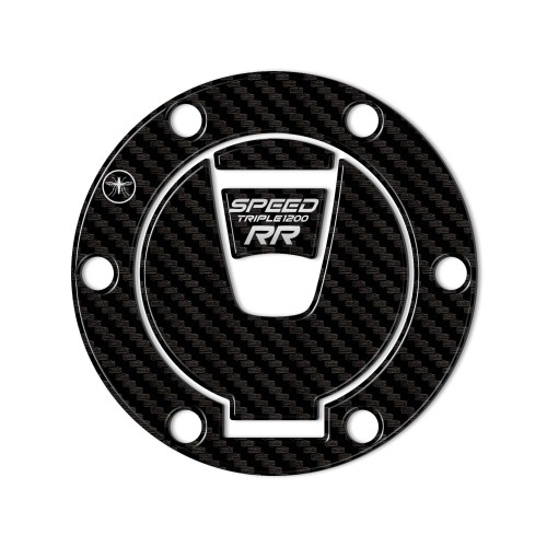 Aufkleber 3D Tankdeckelschutz kompatibel mit Triumph Speed Triple 1200 RR 2