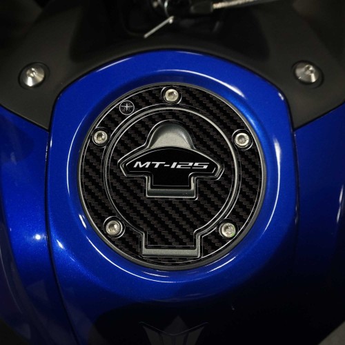 3D-Aufkleber Tankdeckelschutz kompatibel mit Yamaha Mt-125 2020-2023