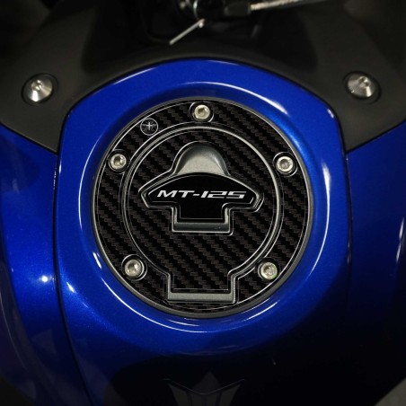 Adhesivo 3D Protección tapa depósito compatible con Yamaha Mt-125 2020-2023