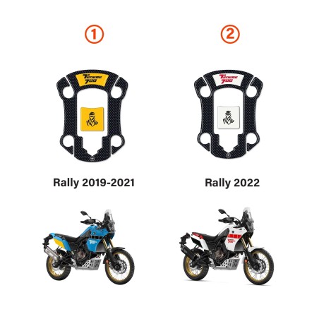 Adesivo 3D Protezione Tappo Serbatoio compatibile con Yamaha Tenere 700 dal 2019