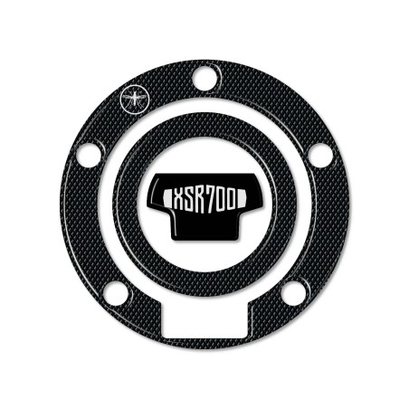 Adesivo 3D Protezione tappo serbatoio compatibile con Yamaha XSR700 2016-2022