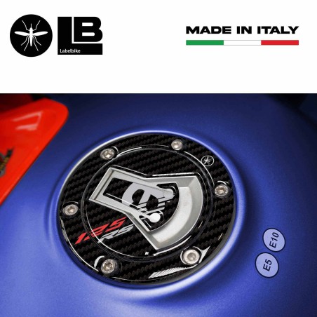 Adesivo 3D Protezione tappo serbatoio moto compatibile con Aprilia RS 125